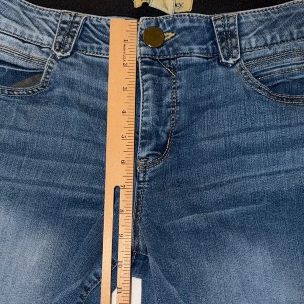 Democracy Absolution Womens Size 10 Blue Skinny Jeans B1178BBIC Ankle Denim - Picture 8 of 10